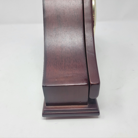 Official Wood NRA Hinged Pennington Gun Concealment Wood Mantel Clock - Picture 5 of 10